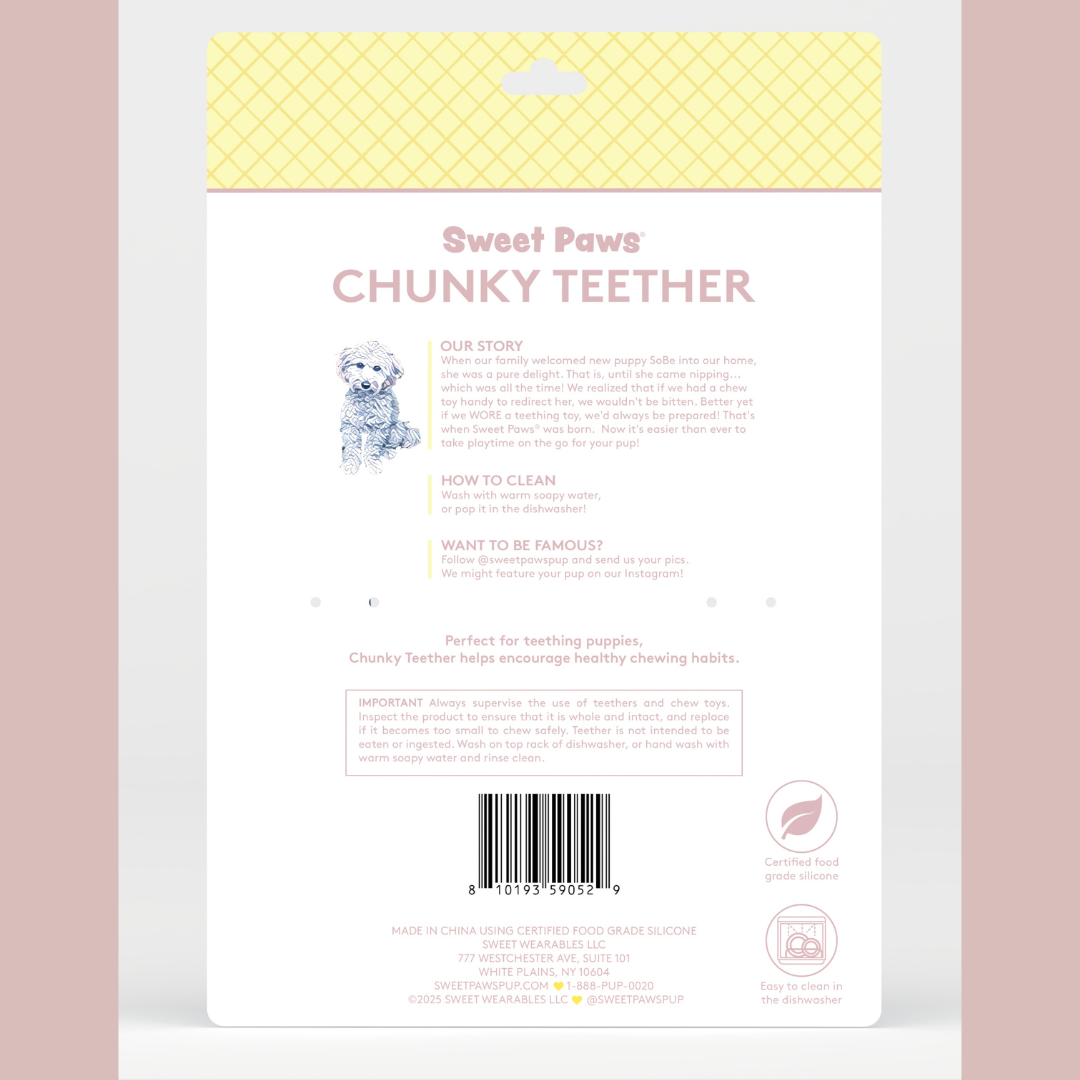 Blush Pink Chunky Teether