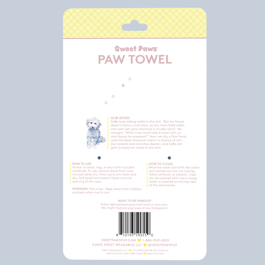 Portable Paw Towels