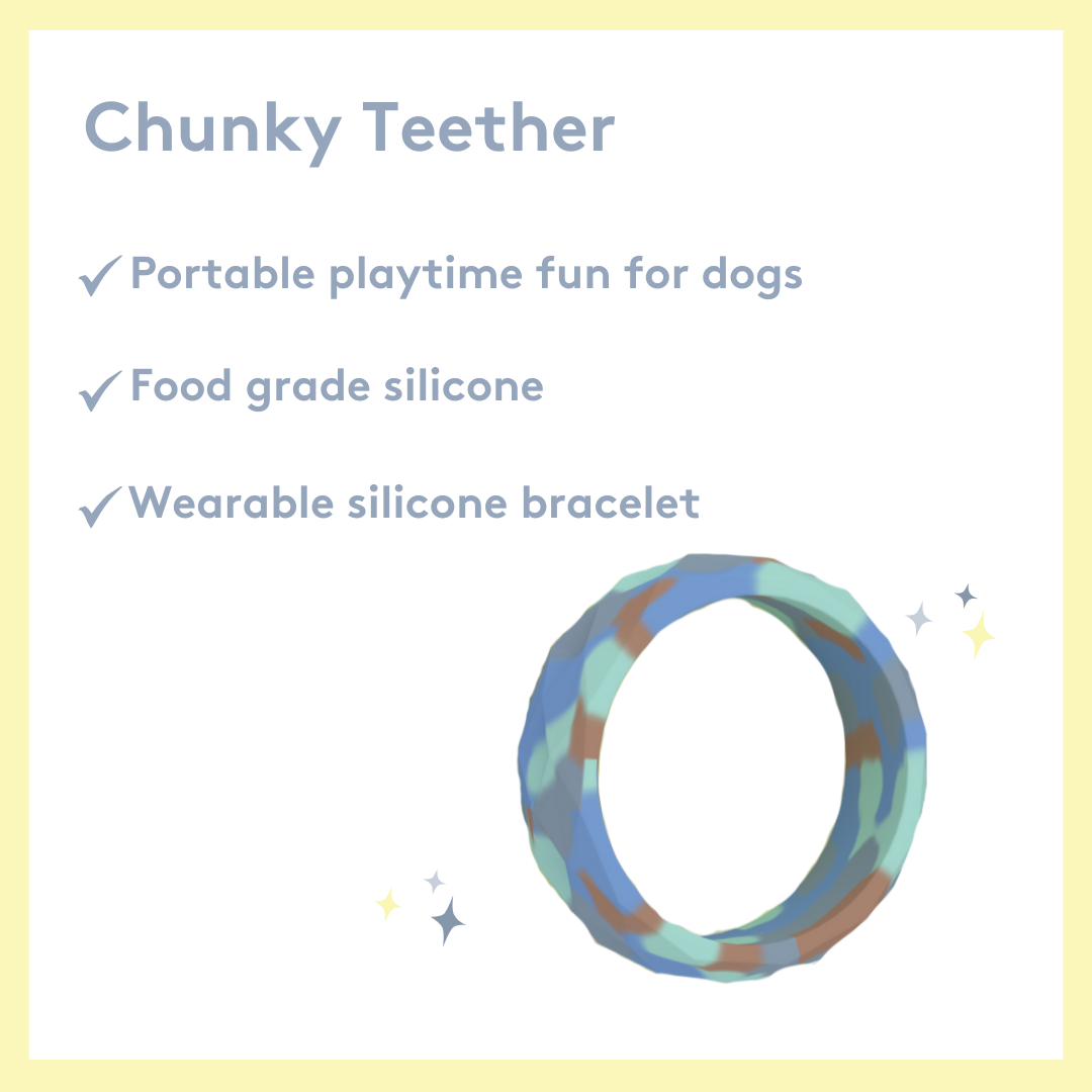 Azure Chunky Teether