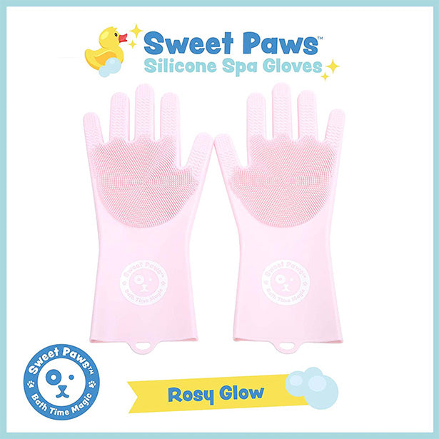 Dog bath gloves