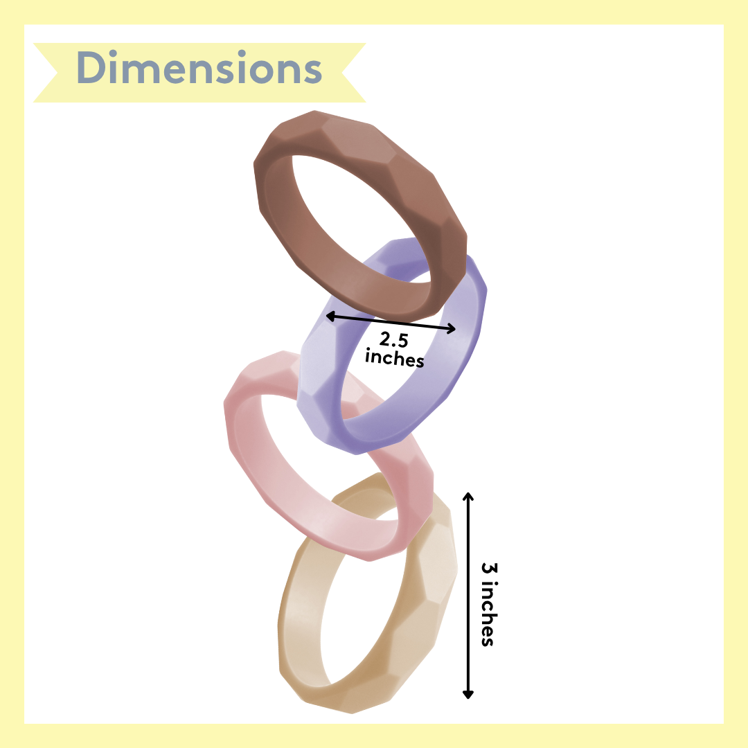 Blush Pink Teether Stack