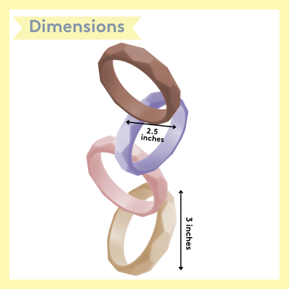 Blush Pink Teether Stack