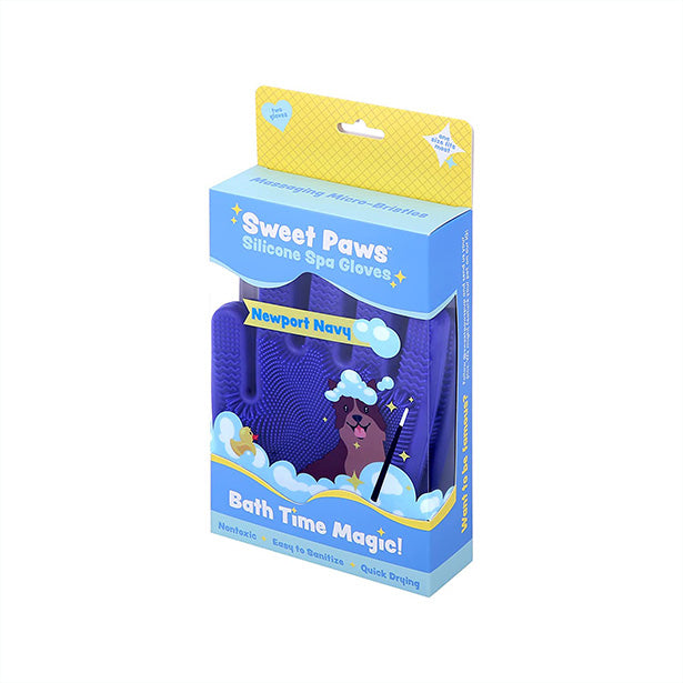 Dog bath gloves