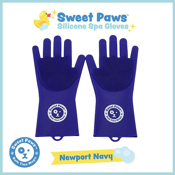 Dog bath gloves