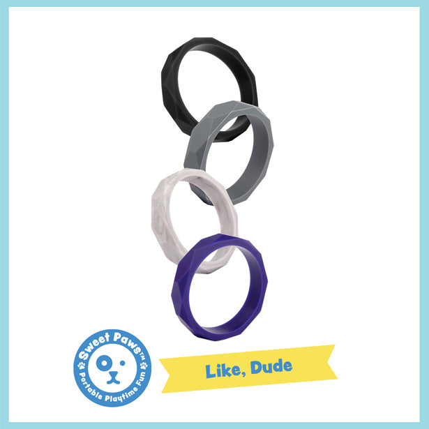 LIKE, DUDE Dog & Cat Teether Toy Stack