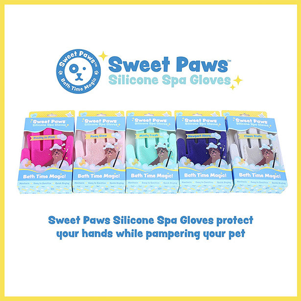 Dog bath gloves