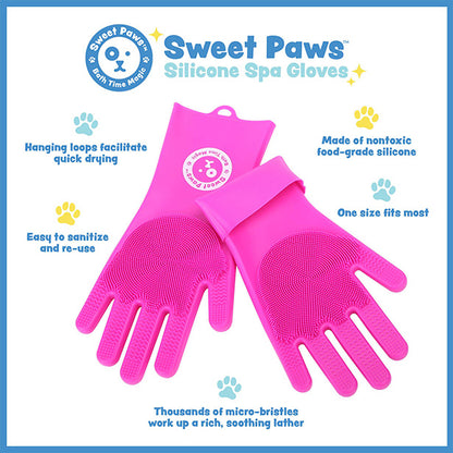 Dog bath gloves