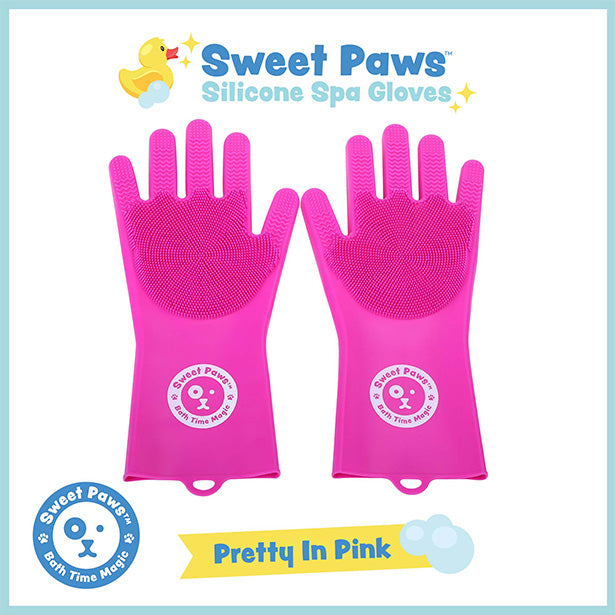 Dog bath gloves