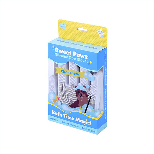 Dog bath gloves