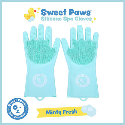 Dog bath gloves