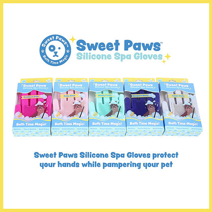 Dog bath gloves