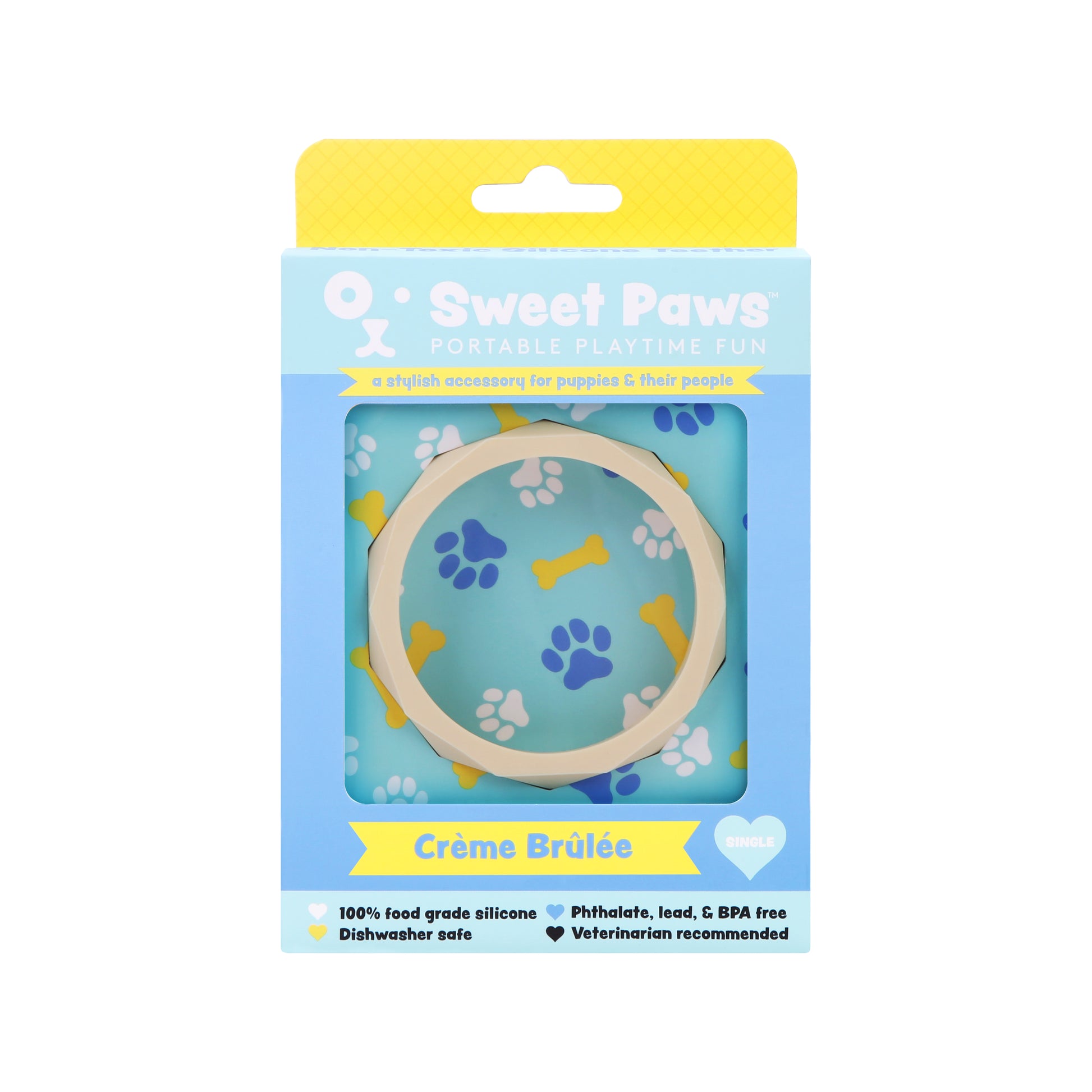 Nontoxic dog teether