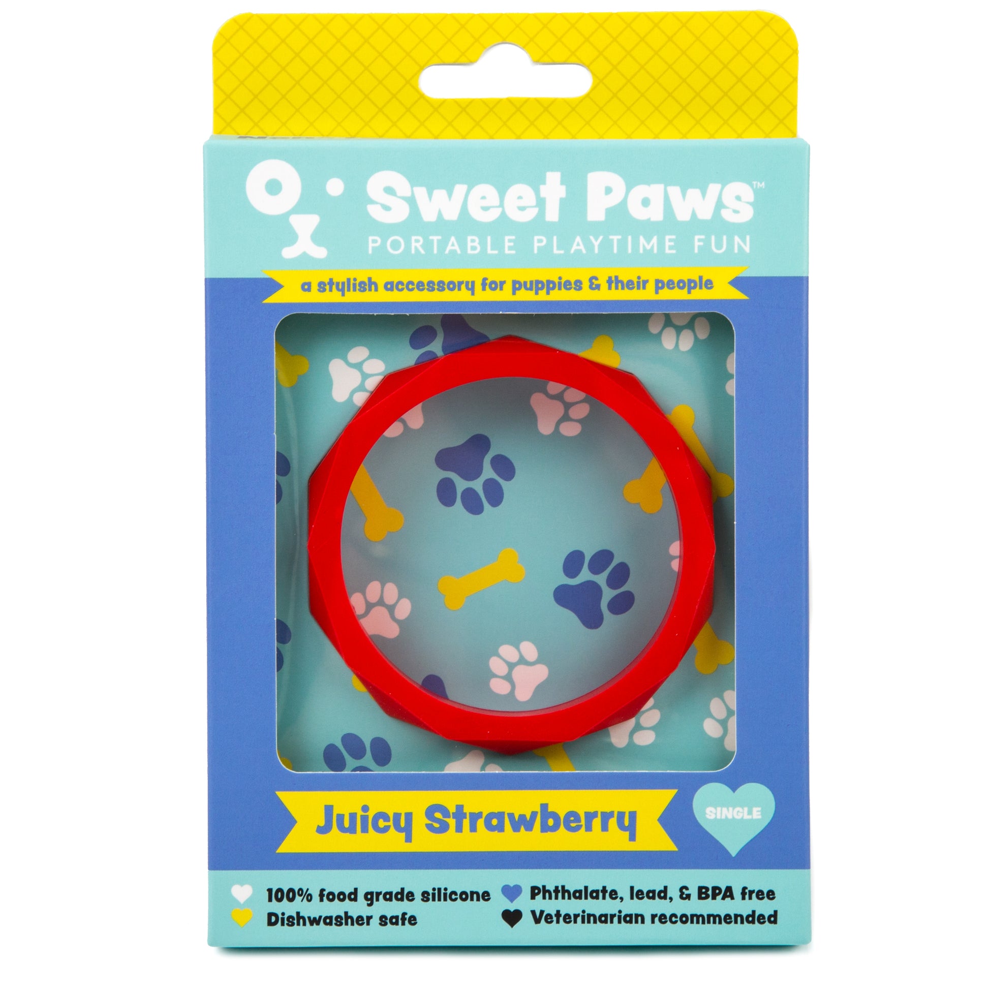 Nontoxic dog teether