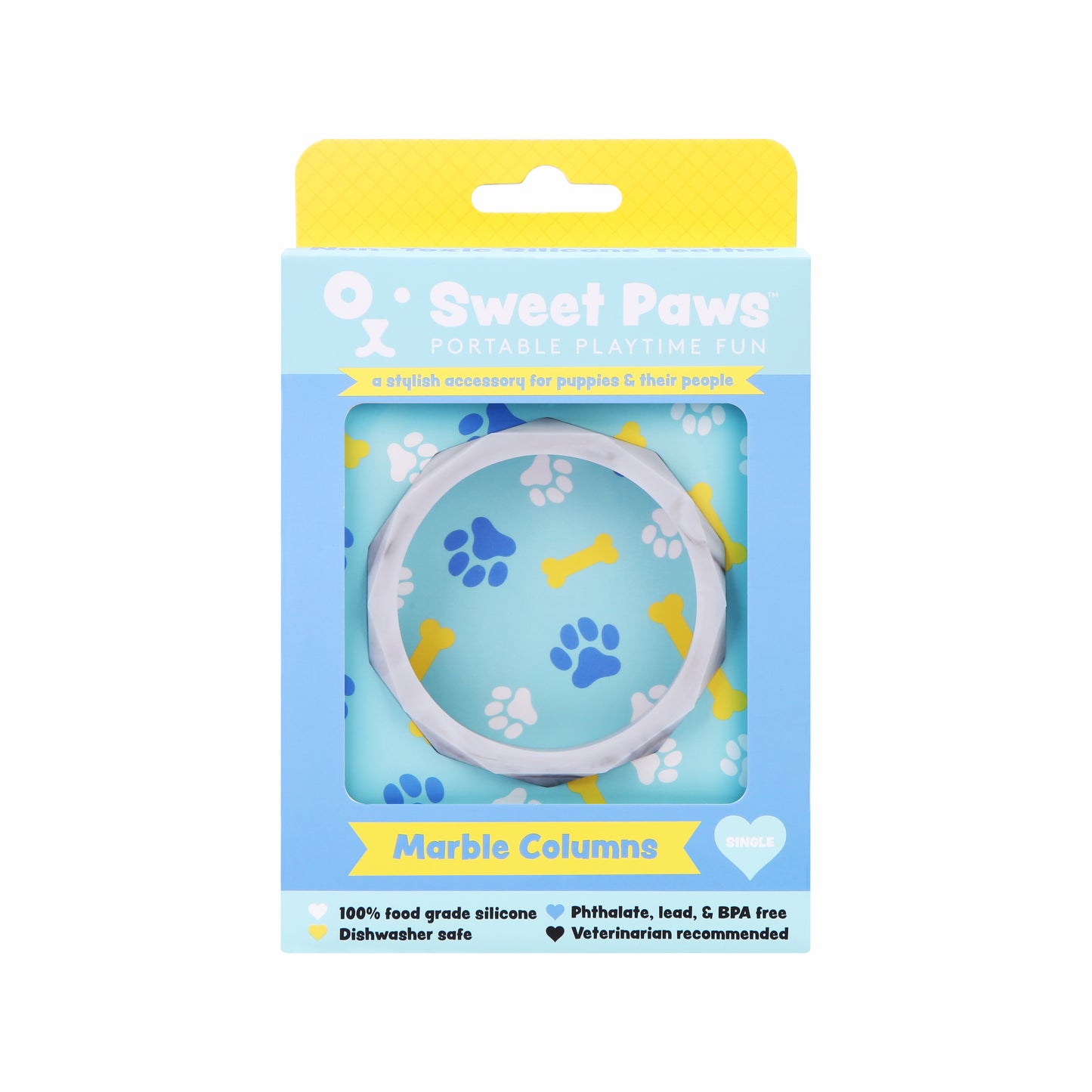 Nontoxic dog teether