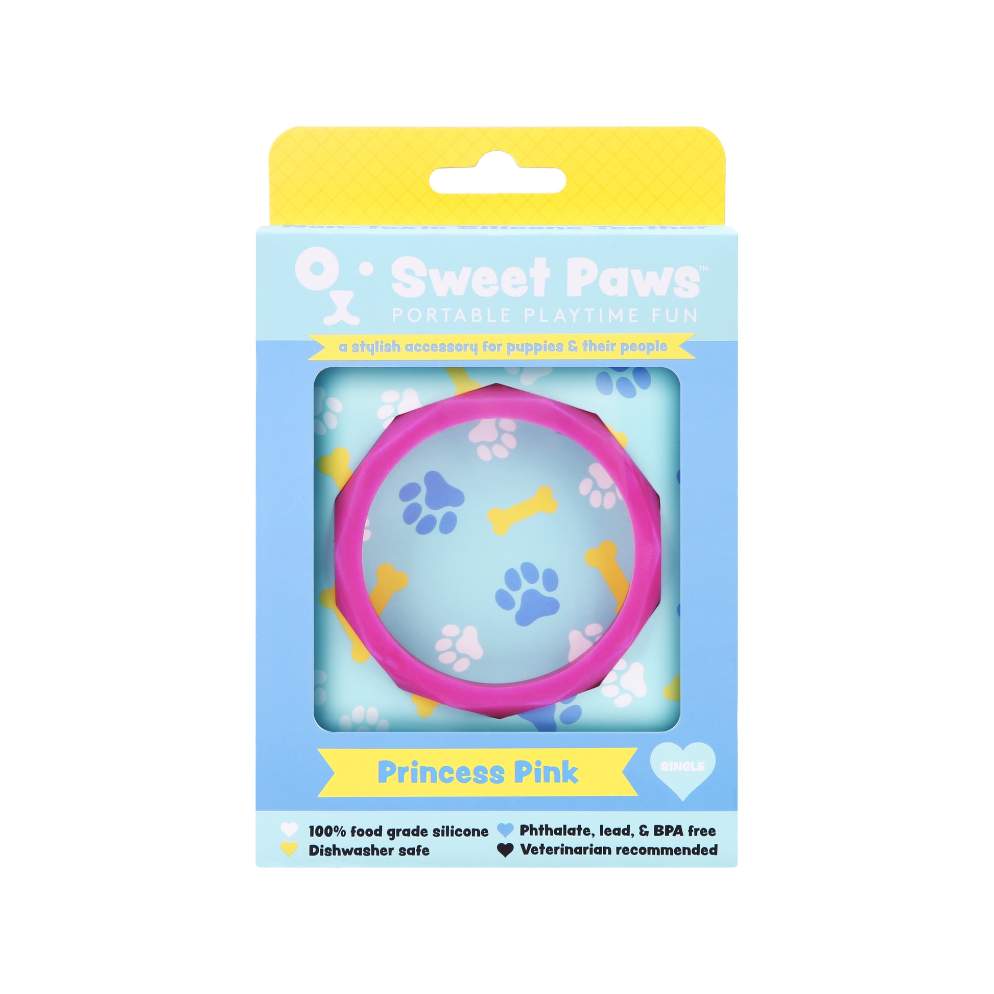 Nontoxic dog teether