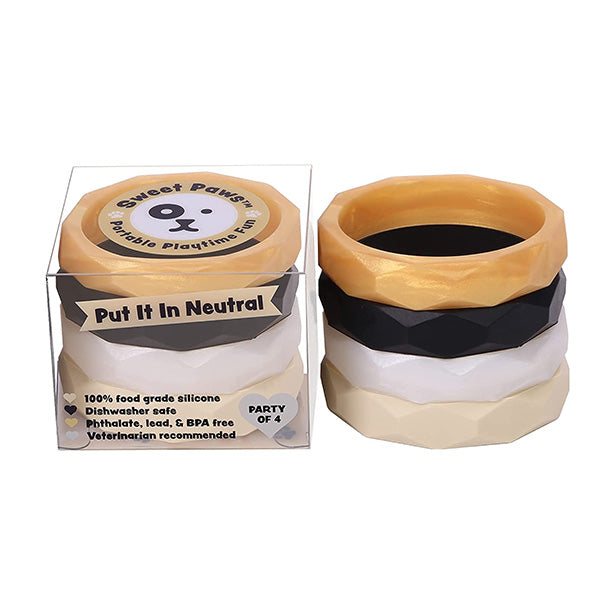PUT IT IN NEUTRAL Dog & Cat Teether Toy Stack