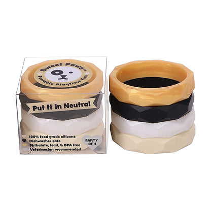 PUT IT IN NEUTRAL Dog & Cat Teether Toy Stack