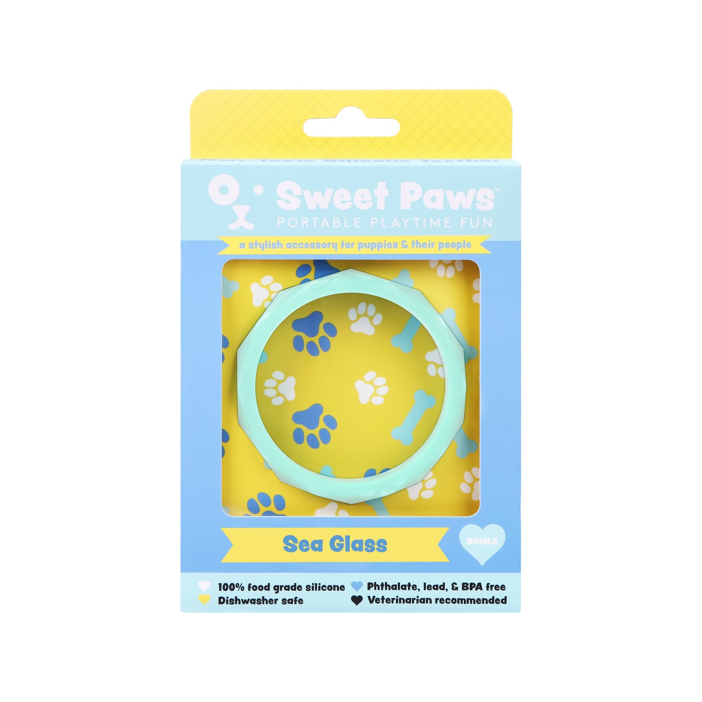 Sweet Paws Silicone Dog & Cat Teether