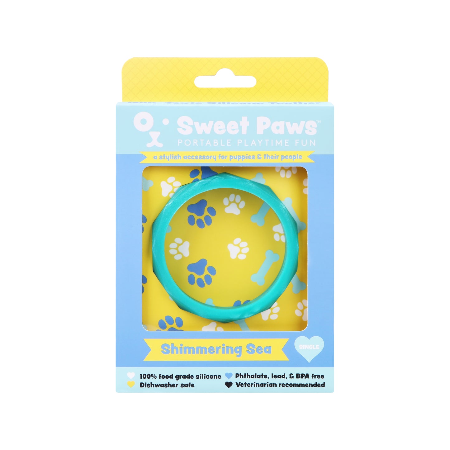 Nontoxic dog teether